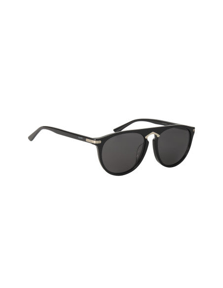 Cartier CT0013SA 001 Aviator Black Silver Gray
