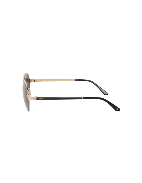 Cartier CT0101S 001 Aviator Dorado Negro