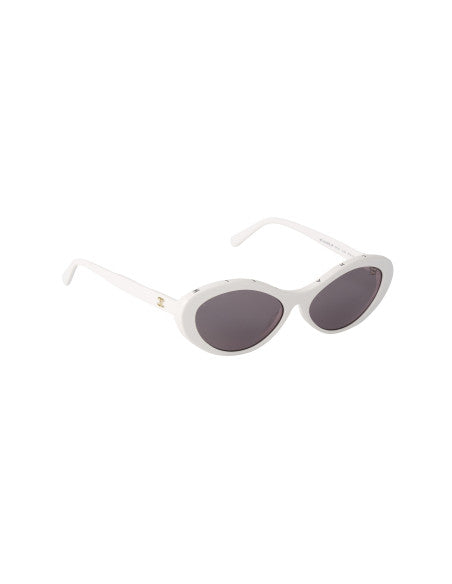 Chanel CH5416 C.02 Oval Shape White Silver