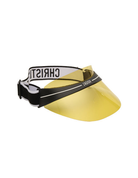 Dior DIORCLUB1 Visera, Plástico Unisex, Color Amarillo (Sin Accesorios)