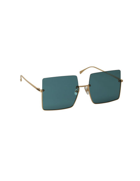 Fendi FF0401/S 000 Square Shape Gold Green