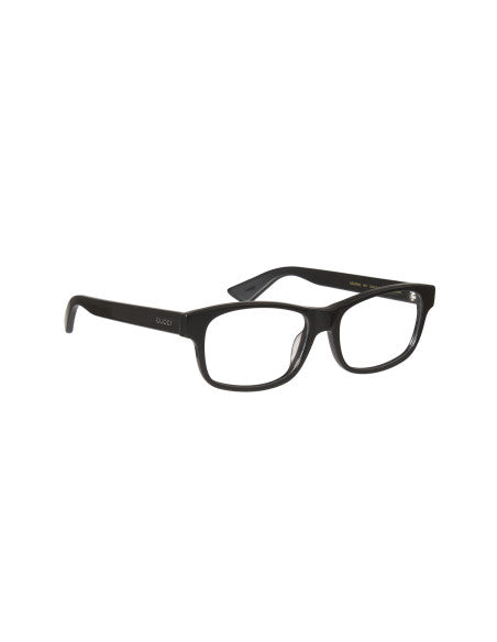 Gucci Gg0006O 001 Oftalmico Square Shape Negro Brillante