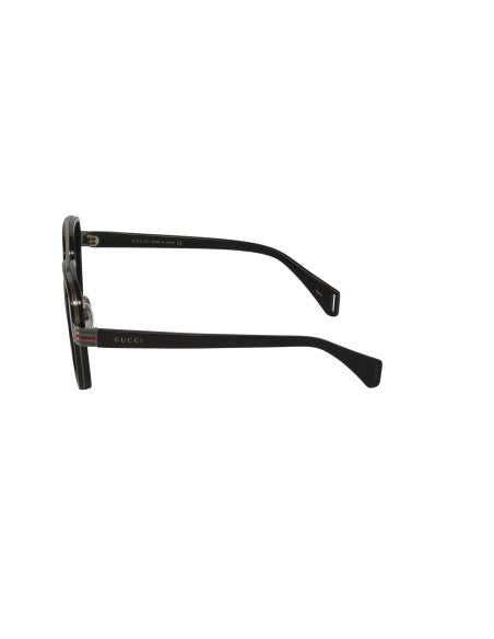 Gucci Gg0448s 001 Aviator Negro Gris Acetato