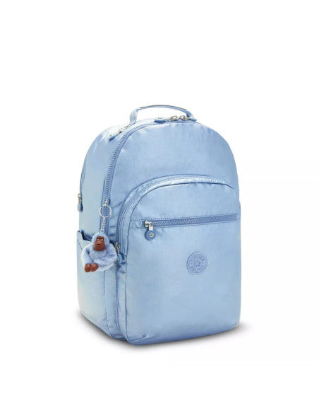 Kipling Seoul UP Laptop Backpack Kl5929 LN1 Bubble Blue Metallic M19