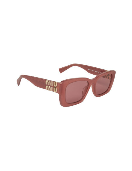 Miu Miu MU 07YS 10M-08S Square Shape Cognac Opal