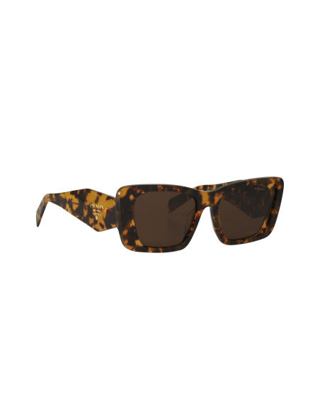 Prada SPR 08YS 01V-8C1 Oversized rectangular Honey Havana
