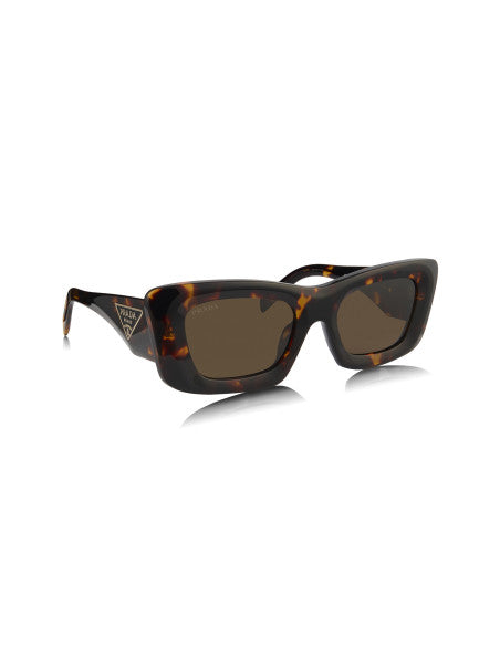 Prada SPR 13ZS 2AU-06B Square Fashion Tortoise Gold