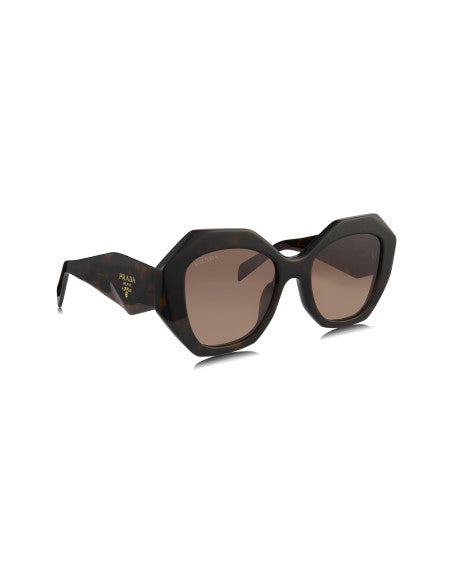 Prada SPR 16WS 2AU-6S1 Oversized Geometric Coffee