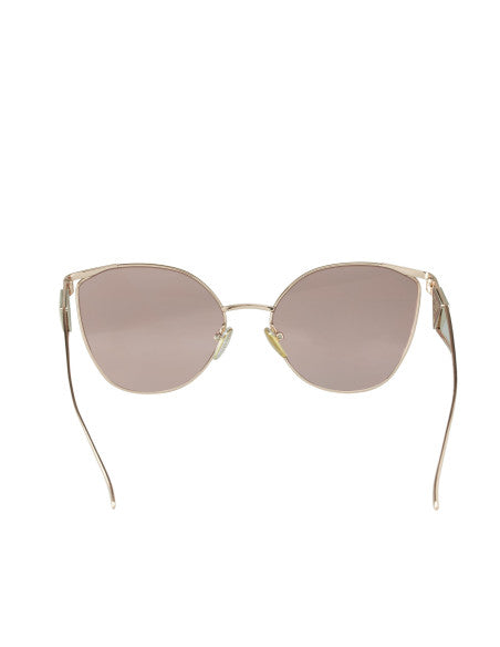 Prada SPR 50ZS SVF-05T Irregular Pink Gold Tampo Triangles