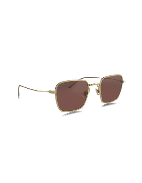 Prada SPR 54WS 06Q-061 Square Titanium Pale Gold