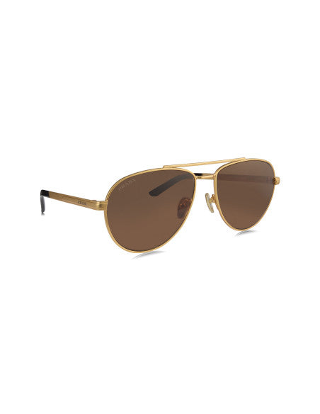 Prada SPR A54 1BK-01T Aviator Coffe Gold