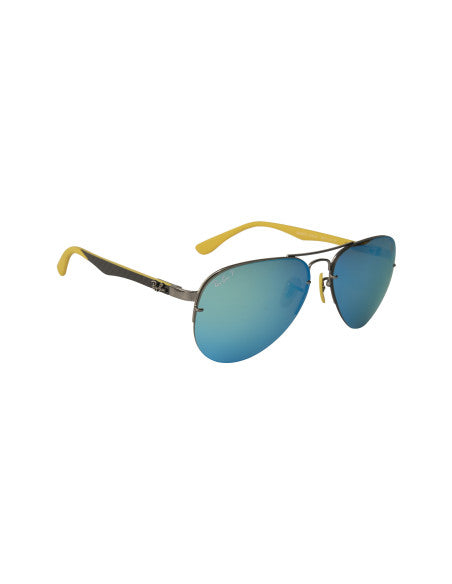 Ray Ban Rb3460M F003H0 Aviator Scuderia Ferrari Azul Amarillo