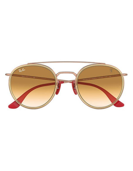 Ray Ban RB3647M F03251 Round Duble Bridge Scuderia Ferrari Cafe degradado