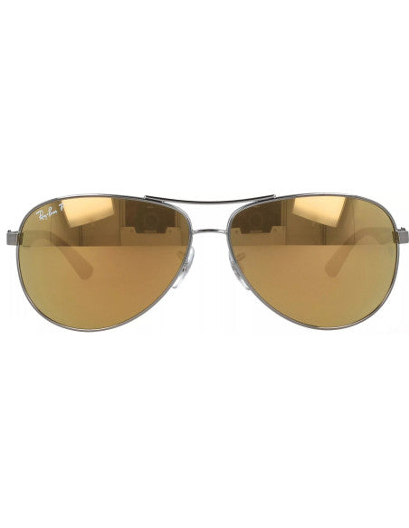 Ray Ban RB8313 004/N3 Aviator Fibra de carbono Dorado Espejo