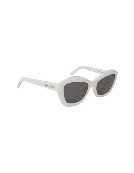 SAINT LAURENT SL68 004 Square Oversized Blanco