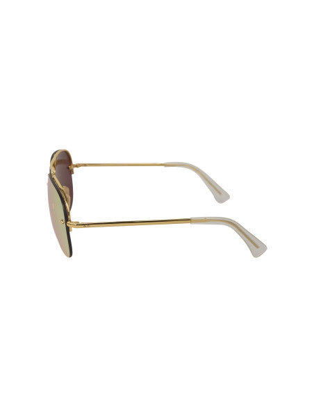 Ray Ban RB3449 001/2Y Aviator Terracota Espejo Dorado