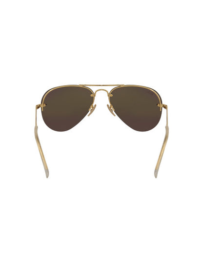 Ray Ban RB3449 001/2Y Aviator Terracota Espejo Dorado