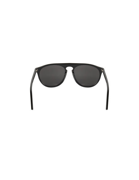 Cartier CT0013SA 001 Aviator Black Silver Gray