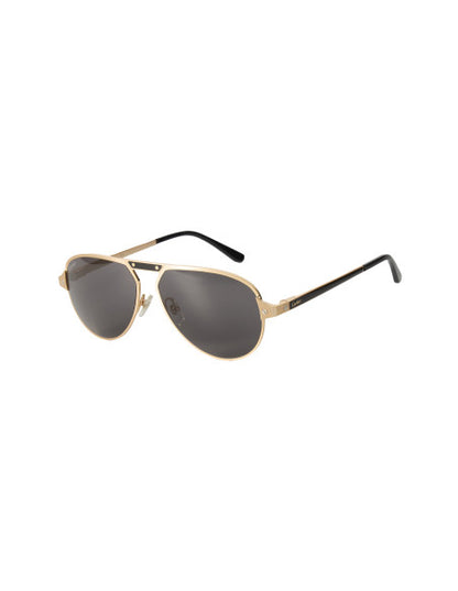 Cartier CT0101S 001 Aviator Dorado Negro