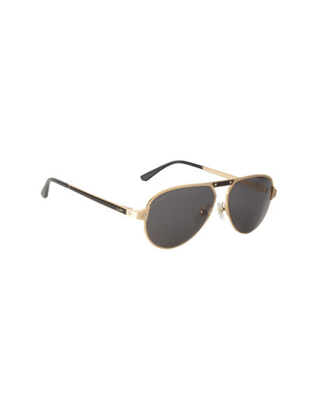 Cartier CT0101S 001 Aviator Dorado Negro