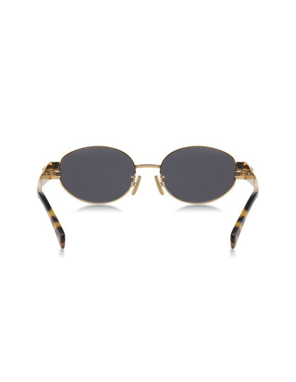Celine CL40235U Oval Shape Black Gold