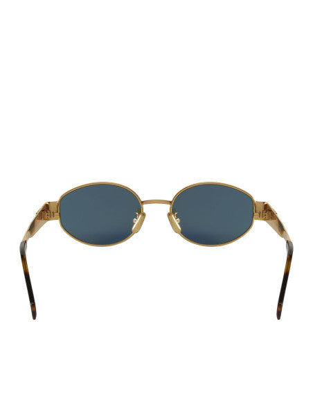 Celine CL40235U 30N Oval Shape Black Gold