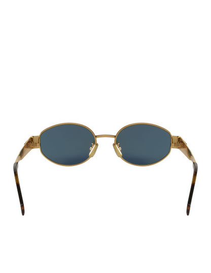 Celine CL40235U 30N Oval Shape Black Gold