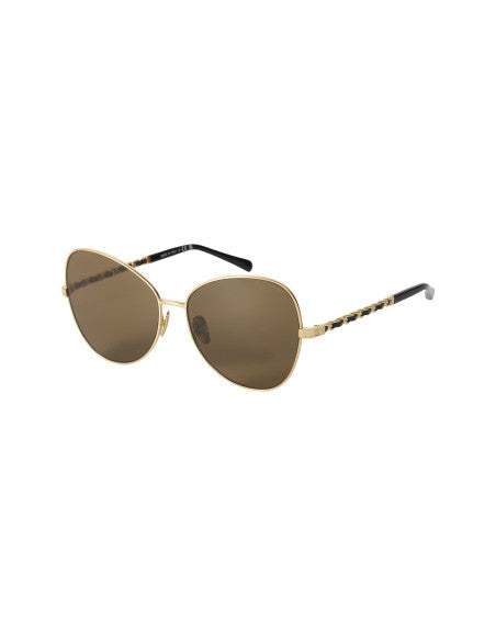 Chanel CH4274-Q c. 395/3 Butterfly Shape Coffe Gold