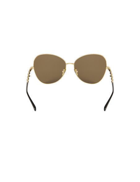 Chanel CH4274-Q c. 395/3 Butterfly Shape Coffe Gold