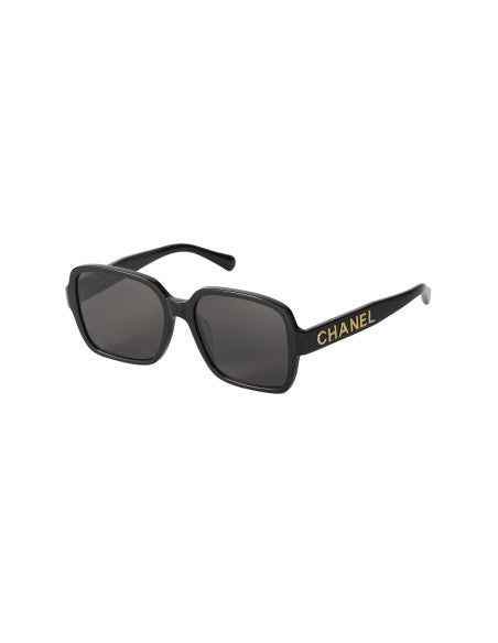 Chanel CH5408 c. 622/S4 Square Shape Negro Dorado