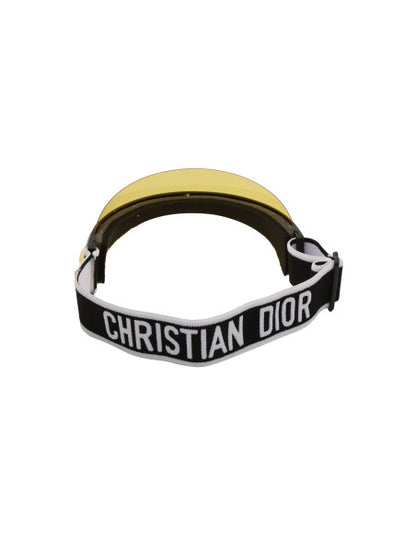 Dior DIORCLUB1 Visera, Plástico Unisex, Color Amarillo (Sin Accesorios)