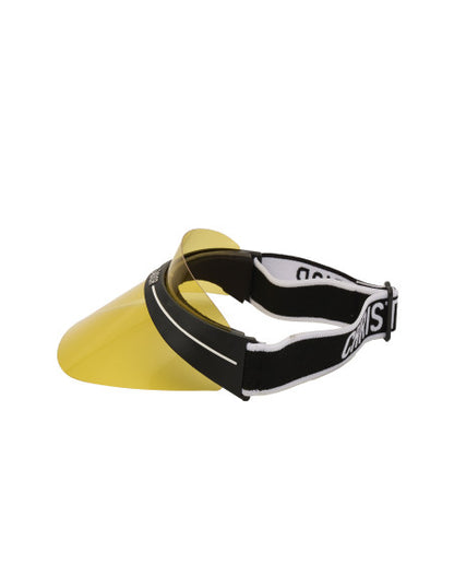Dior DIORCLUB1 Visera, Plástico Unisex, Color Amarillo (Sin Accesorios)