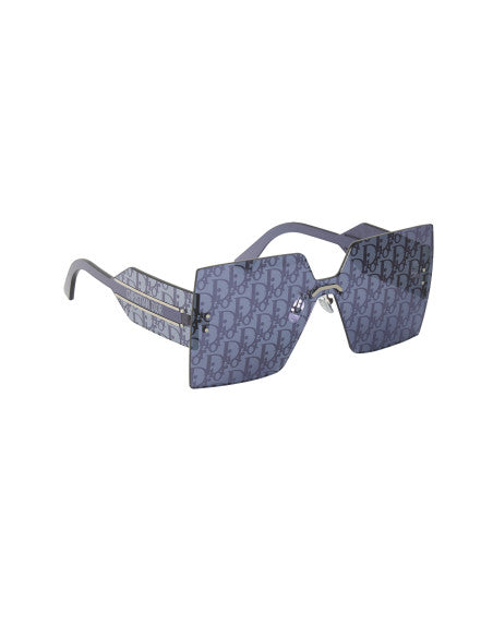 Dior DiorClub M5U F0B8 Square Shape Azul Gris