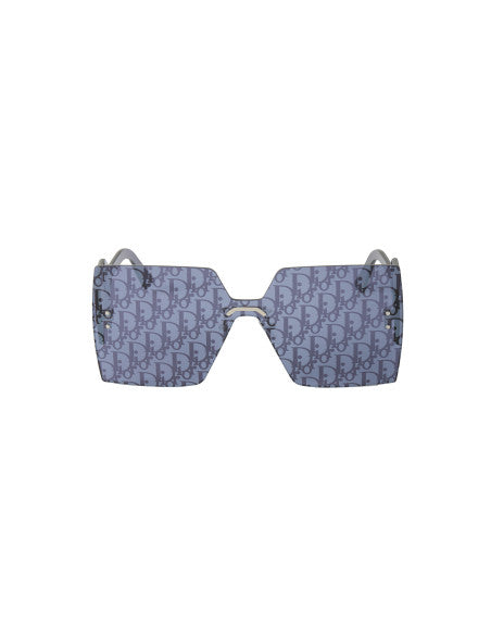 Dior DiorClub M5U F0B8 Square Shape Azul Gris