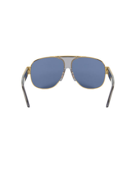 Dior Signature A3U B0B0 Aviator Shape Blue Gold