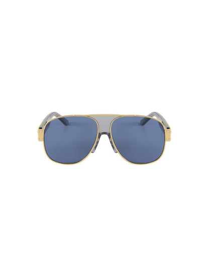 Dior Signature A3U B0B0 Aviator Shape Blue Gold