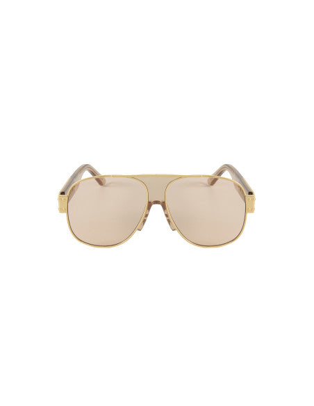 Dior Signature A3U B0L0 Aviator Shape Pink Gold