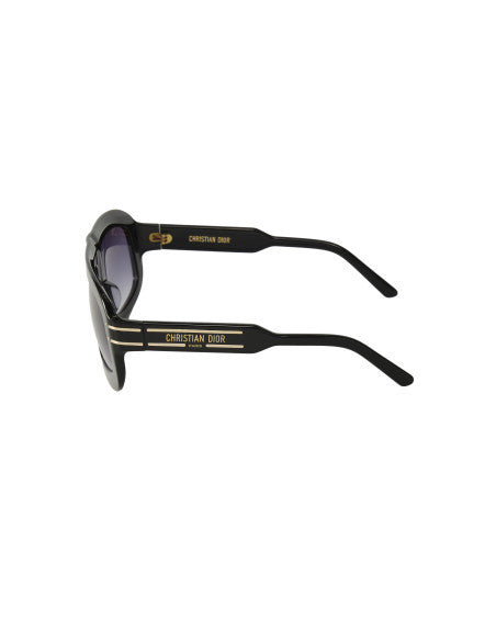 Dior Signature M1U I0A1 Square Shape Negro Dorado
