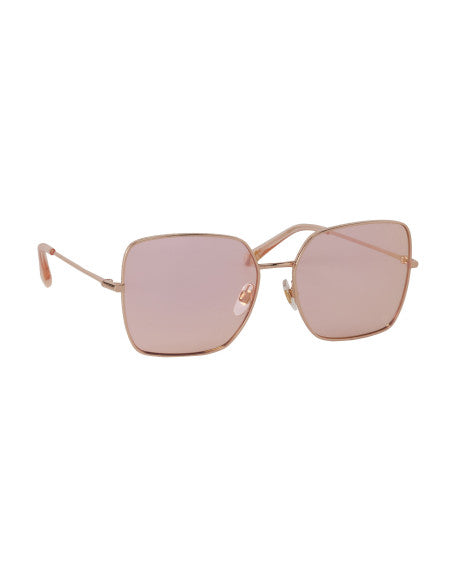 Dolce & Gabbana DG2242 12986F Square Shape Rosa Espejo Bronce