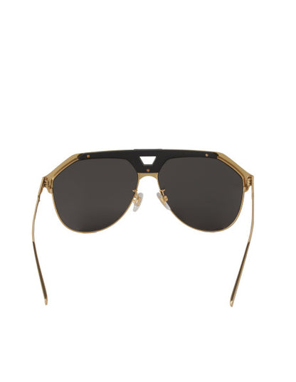 Dolce & Gabbana DG2257 1334/87 Aviator Negro Dorado