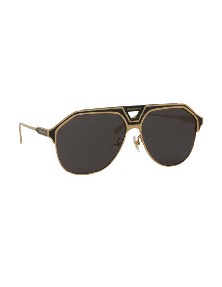 Dolce & Gabbana DG2257 1334/87 Aviator Negro Dorado