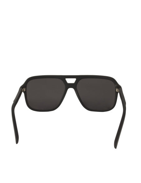 Dolce & Gabbana DG4354 3298/6G Aviator Square Negro Mate Plata