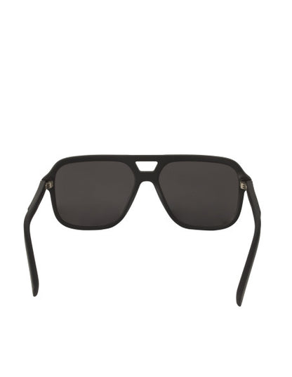 Dolce & Gabbana DG4354 3298/6G Aviator Square Negro Mate Plata
