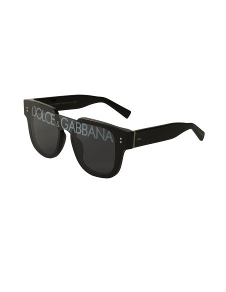 Dolce & Gabbana DG4356 501/M Square Shape Negro Plata