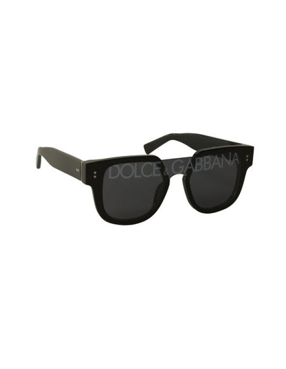 Dolce & Gabbana DG4356 501/M Square Shape Negro Plata