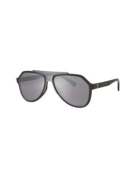 Dolce & Gabbana DG6128 3101/6G Aviator Plata Espejo Gris