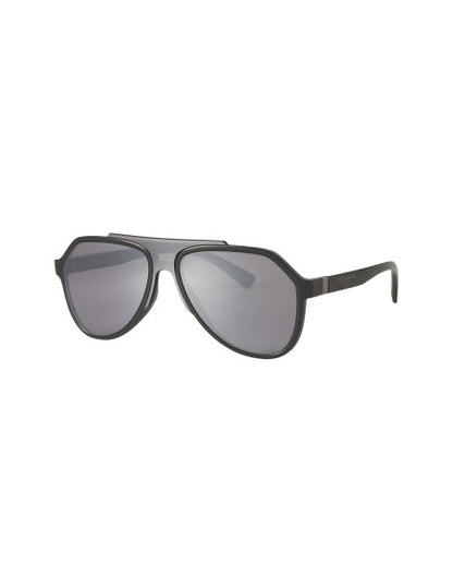 Dolce & Gabbana DG6128 3101/6G Aviator Plata Espejo Gris