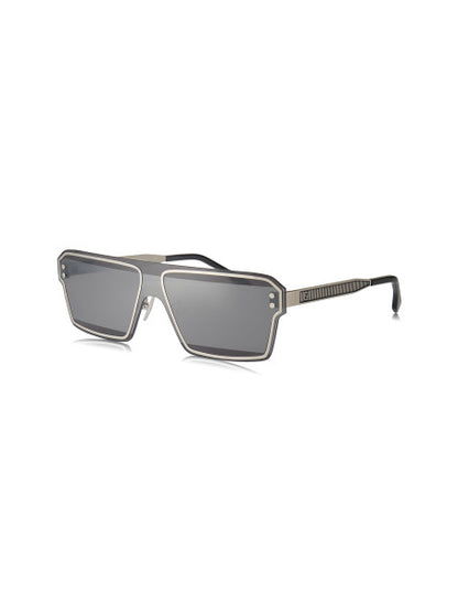 Fendi FE40028U 16C Square Shape Black Silver