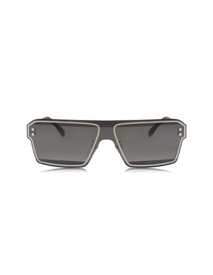 Fendi FE40028U 16C Square Shape Black Silver