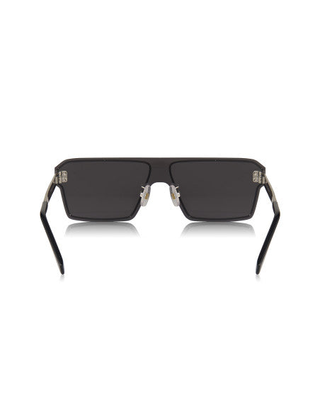 Fendi FE40028U 16C Square Shape Black Silver